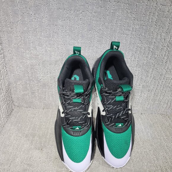 Adidas Dame Extply 2.0 Men's US 13 Court Green Black Basketball Sneakers ID1808 - Picture 3 of 12